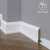 Плинтус напольный под покраску 01-083-22 Madest Decor MDF (83х22х2400 мм)