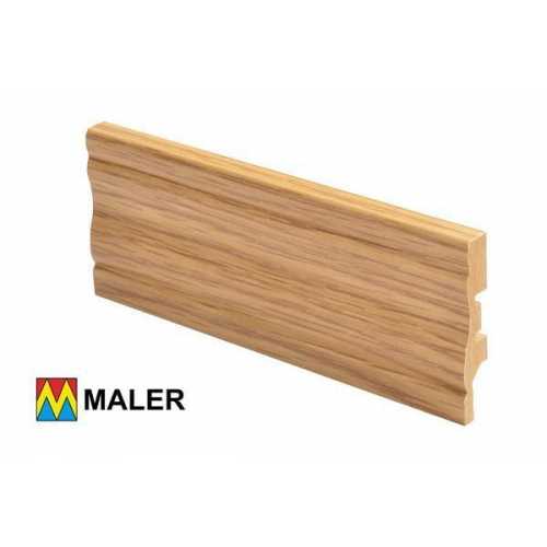 Фото Плинтус напольный МДФ Maler Дуб 11601, высота 58 мм