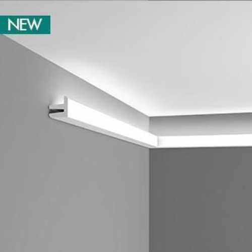 Фото Карниз под покраску из полиуретана Orac decor C380 под подсветку (50х50х2000 мм)