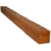 Маленькое фото Балка декоративная из полиуретана Arno Decor Рустик 120х120мм Орех, длина 1м