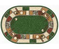 Ковер Merinos Laguna ALBINA 3, GREEN 2,50*4,00 овал