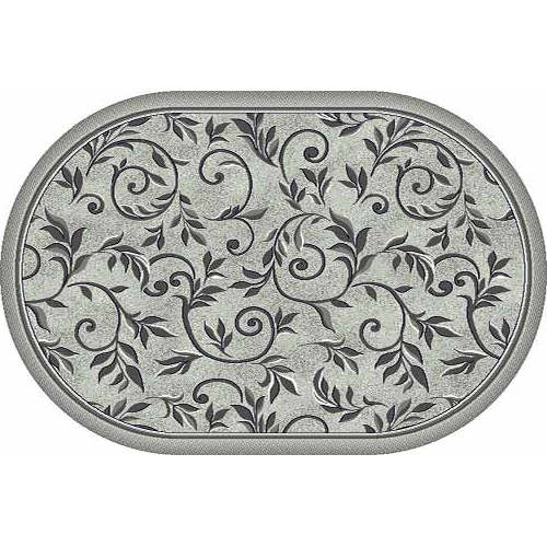 Фото Ковер Merinos Silver d230 Light Gray овал 1,50*1,90