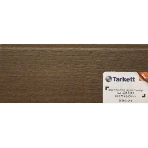 Фото Плинтус напольный шпонированный Tarkett Дуб Ява золотой 80х20