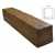 Балка декоративная из полиуретана Arno Decor Рустик 195х195мм Фламбир, длина 3м
