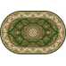 Маленькое фото Ковер Merinos Laguna d285 Green овал 2,50*3,50