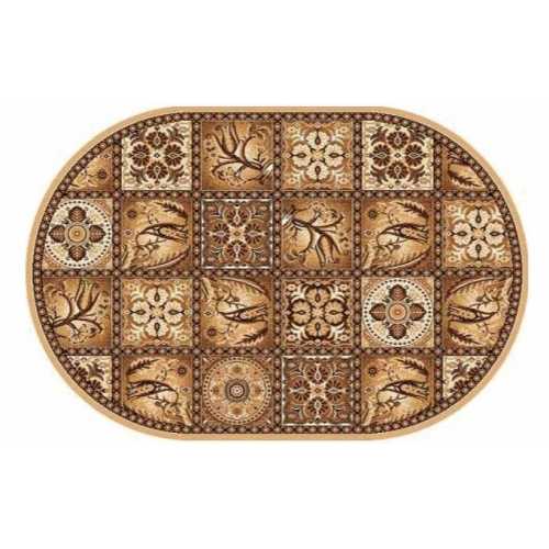 Фото Ковер Merinos Laguna d494 BEIGE 0,60*1,10 овал