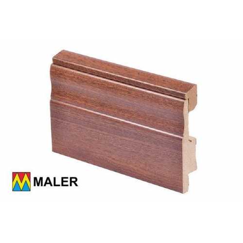 Фото Плинтус напольный Maler МДФ с кабель-каналом Мербау арт.12006, высота 90 мм