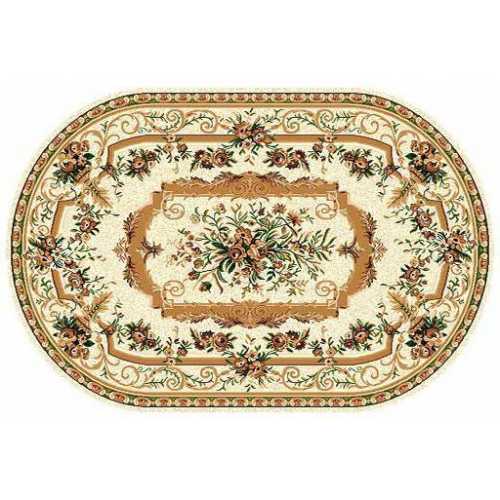 Фото Ковер Merinos Laguna 5439 CREAM ОВАЛ 2,00*4,00