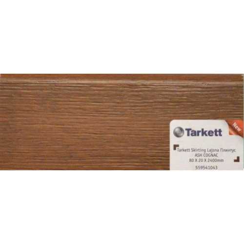 Фото Плинтус напольный шпонированный Tarkett Ясень Коньяк 80х20