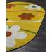 Маленькое фото Ковер Merinos Crystal 1021 YELLOW 0,80*1,50 овал
