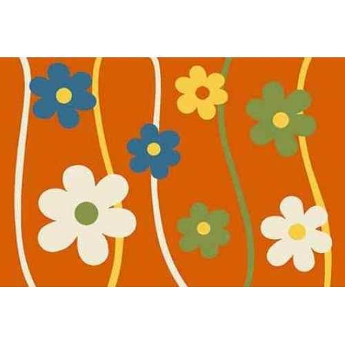 Фото Ковер Merinos Crystal 1021 Orange 0,80*1,50