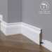 Маленькое фото Плинтус напольный под покраску 02-083-16 Madest Decor MDF (83х16х2400 мм)