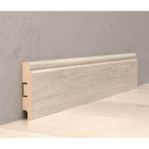 Фото Плинтус напольный МДФ Nanoflex Cosca EP9 Дуб светлый (80х16х2400 мм)