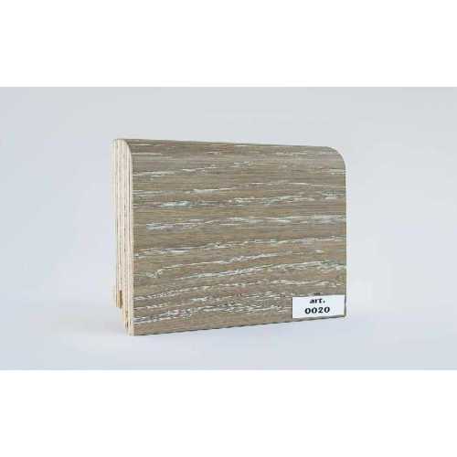 Фото Плинтус напольный шпонированный Finitura Дуб арт.020, 100*30 мм (фигурный)