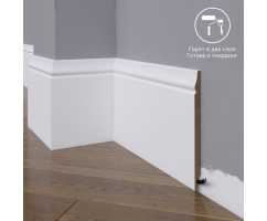 Плинтус напольный под покраску 04-150-12 Madest Decor MDF (150х12х2400 мм)