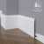 Плинтус напольный МДФ Madest Decor модель 04-120-10 крашеный по RAL/NCS (120х10х2400 мм)