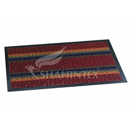 Фото Коврик придверный Lux Shahintex multi-color 60*90 бордовый
