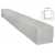 Балка декоративная из полиуретана Arno Decor Рустик 120х120мм Белая, длина 2м