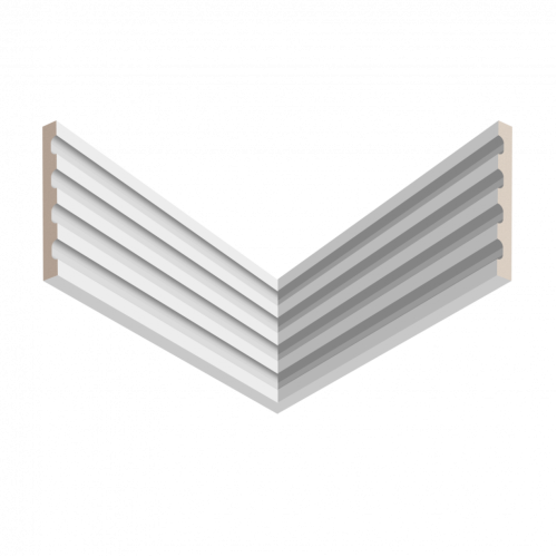 Фото Наличник под покраску Ultrawood 4300 (150*15*2440)