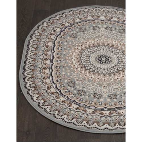Фото Ковер Merinos Sierra D504, BLUE-BROWN 0,80*1,50 овал