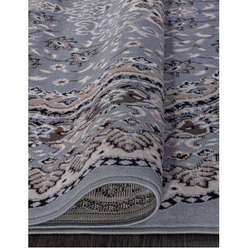 Фото Ковер Merinos Sierra D504, BLUE-BROWN 0,80*1,50 овал