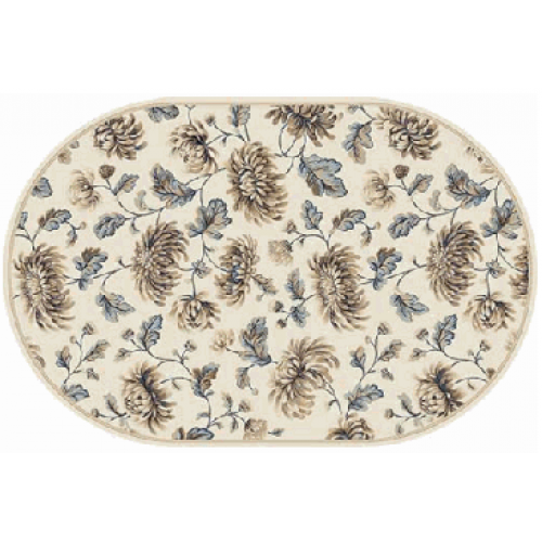 Фото Ковер Merinos Valencia Deluxe d253 Cream-Brown 1,50*2,30 овал