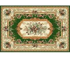 Ковер Merinos Laguna 5439 GREEN ОВАЛ 1,00*2,00