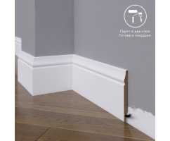 Плинтус напольный под покраску 04-100-12 Madest Decor MDF (100х12х2400 мм)