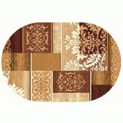 Фото Ковер Merinos Laguna d216 BEIGE ОВАЛ 0,60*1,10
