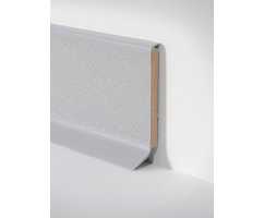 Плинтус напольный, гибкий Dollken (Долкен) S60 Flex 1202 Светло-серый 60x15х2575 (1уп=20 шт)