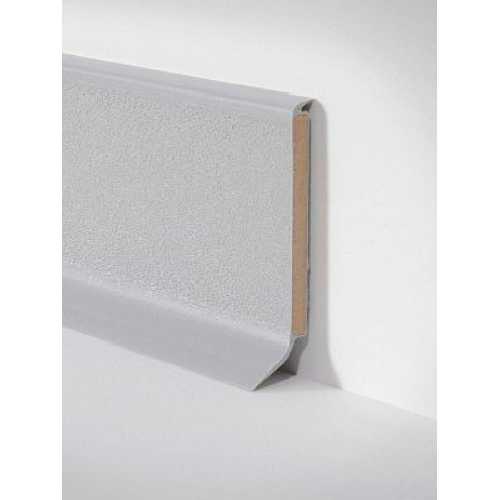 Фото Плинтус напольный, гибкий Dollken (Долкен) S60 Flex 1202 Светло-серый 60x15х2575 (1уп=20 шт)