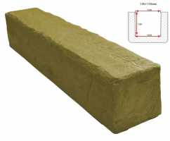 Балка декоративная из полиуретана Arno Decor Рустик 145х145мм Дуб болотный, длина 2м