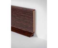 Плинтус напольный, гибкий Dollken (Долкен) S60 Flex 224 Махагони 60x15х2575 (1уп=20 шт)