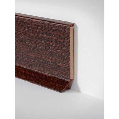 Фото Плинтус напольный, гибкий Dollken (Долкен) S60 Flex 224 Махагони 60x15х2575 (1уп=20 шт)