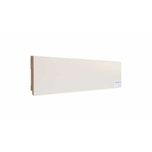 Фото Плинтус напольный под покраску Finitura Decor МДФ 100х16мм, с фаской