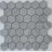 Маленькое фото Мозаика из натурального камня Caramelle Pietrine Hexagonal Marmara grey hex 40х23 (292х298х8 мм)