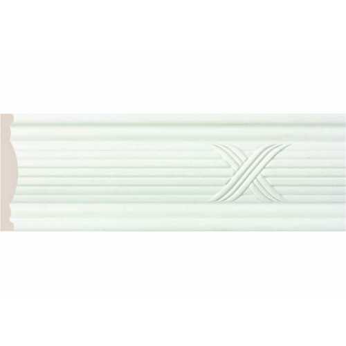 Фото Бордюр Cosca Эрмитаж 80-7 Лента, Белый матовый